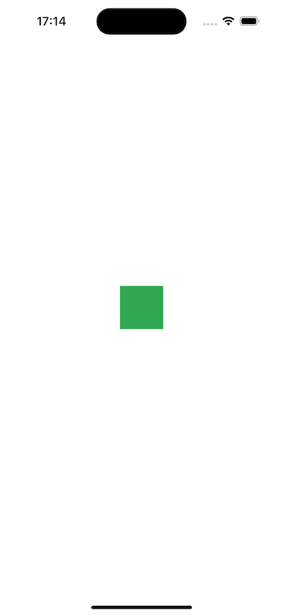 the example app running in iOS